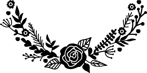 (038-02-F) Rose Roses Flower Frame