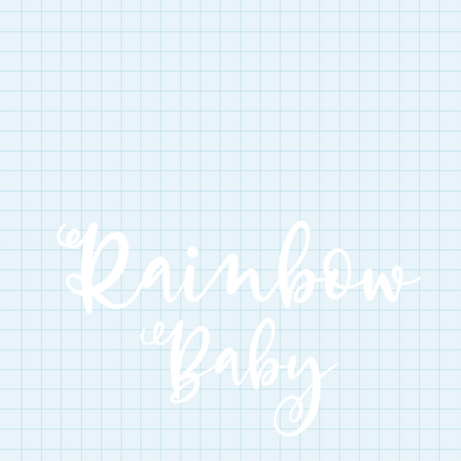 (s380-A) Rainbow Baby