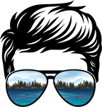 (382-Lake) Messy Bun Hair Mom Girl Dad Boy Baby Lake View Sunglasses