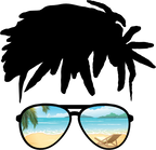 (383-Beach) African American Messy Bun Mom Girl Dad Boy Baby Beach View Sunglasses