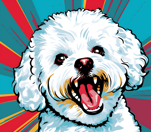 (s388-1-1G) Pop Art Dog