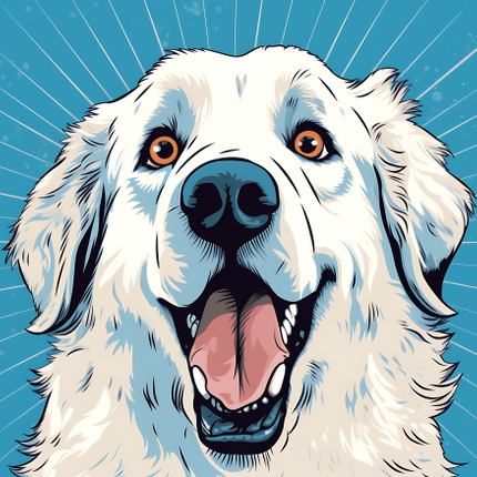 (s388-1-1S) Pop Art Dog