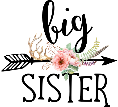 (s391-B) Custom Text Rose Antler Arrow Watercolor