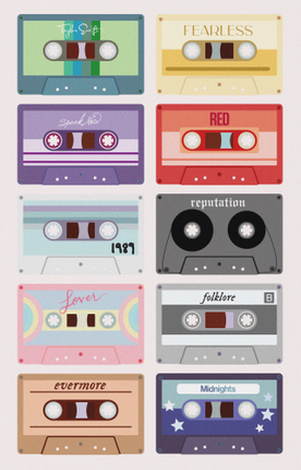 (s399-O10-1B) Music Cassette Tapes