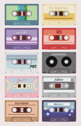 (s399-O10-1B) Music Cassette Tapes