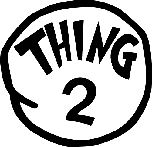 (399-O47) Thing 1, 2, 3 Any Number