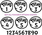 (s399-O47) Thing 1, 2, 3 Any Number