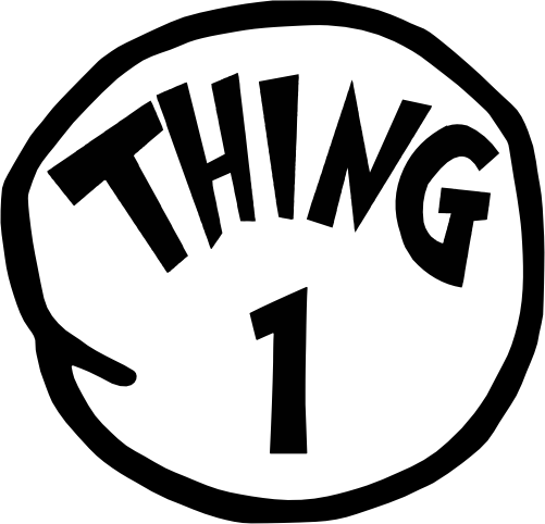 (399-O47) Thing 1, 2, 3 Any Number