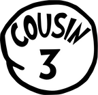 (s399-O48) Cousin 1, 2, 3 Any Numbr