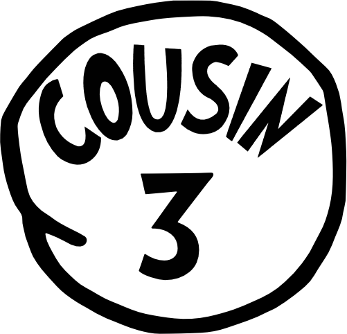 (s399-O48) Cousin 1, 2, 3 Any Numbr