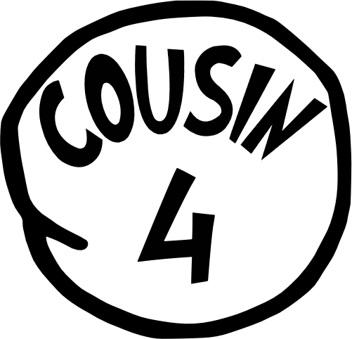 (s399-O48) Cousin 1, 2, 3 Any Numbr