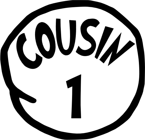 (s399-O48) Cousin 1, 2, 3 Any Numbr