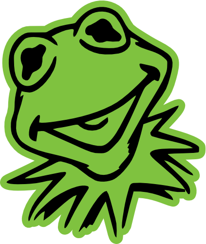 (399-O9-1E) 2 Color Kermit Sketch