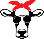 (003-02-1S) Cow Heifer Face Bandana