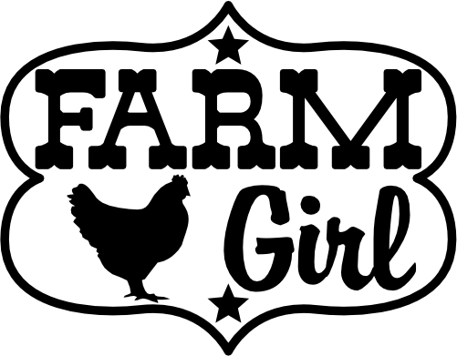 (s003-10-B) Farm Girl Chicken Hen