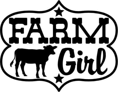 (s003-10-C) Farm Girl Cow