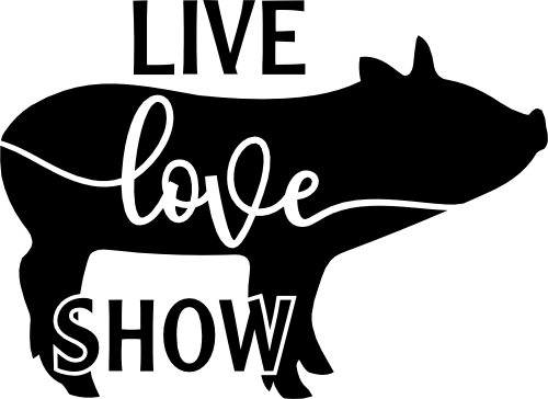 (s003-13-G) Live Love Show Pig