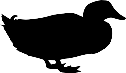 (003-05-I) Duck Silhouette