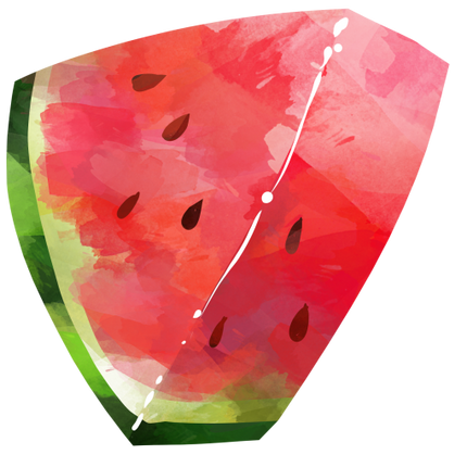 (s004-1-2A) Red Watermelon