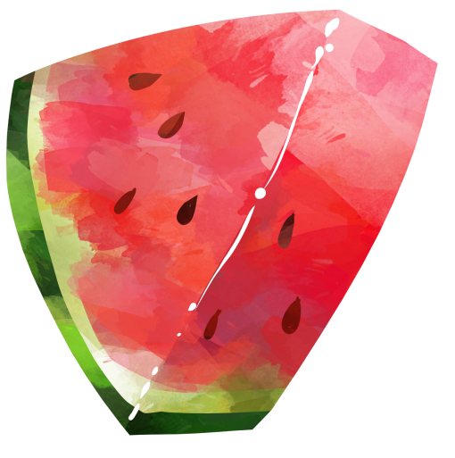 (s004-1-2A) Red Watermelon