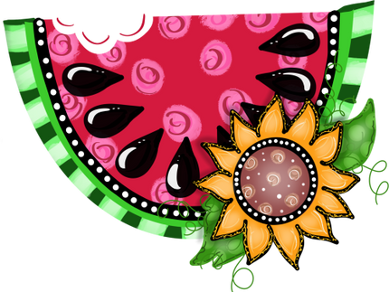 (s004-1-1F) Red Watermelon Sunflower