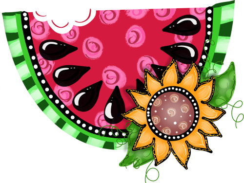 (s004-1-1F) Red Watermelon Sunflower