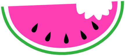 (s004-1-2H) Pink Half Watermelon