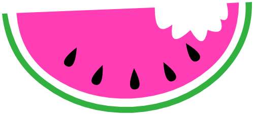 (s004-1-2H) Pink Half Watermelon