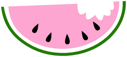 (s004-1-2J) Pink Half Watermelon