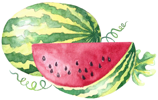 (s004-1-1L) Red Watermelon