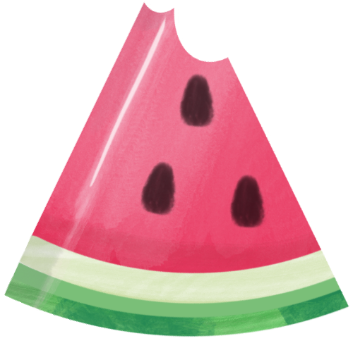 (s004-1-2N) Red Watermelon