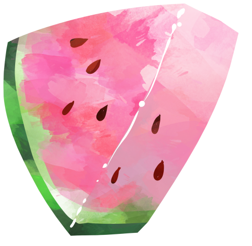 (s004-1-1T) Pink Watermelon