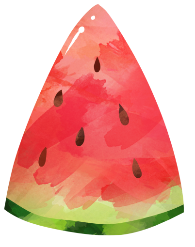 (s004-1-1W) Red Watermelon