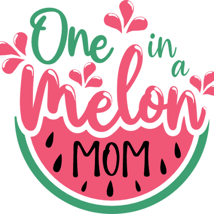 (s004-2C) Pink Watermelon One in a Melon Family Custom Collection