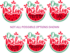 (s004-2D) Red Watermelon One in a Melon Family Custom Collection