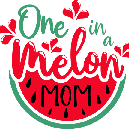 (s004-2D) Red Watermelon One in a Melon Family Custom Collection