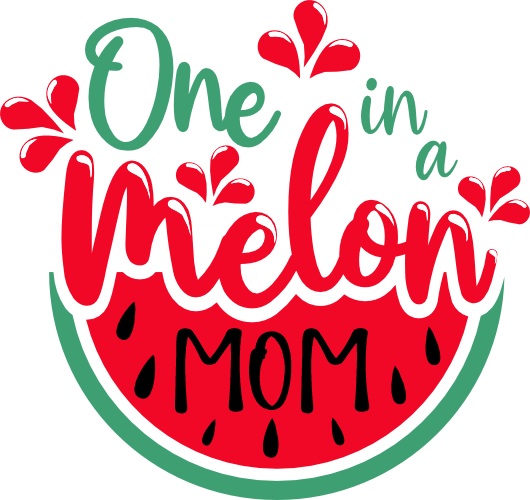 (s004-2D) Red Watermelon One in a Melon Family Custom Collection