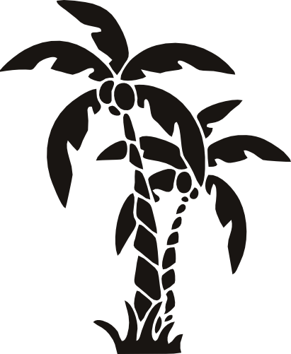 (040-01-F) Palm Trees