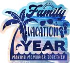 (s040-2H) Palm Tree Family Vacation Beach Year
