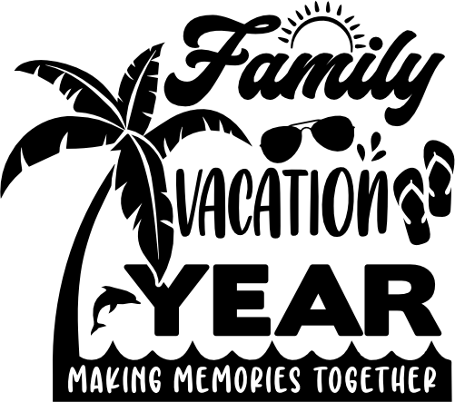 (040-01-H) Palm Tree Family Vacation Year