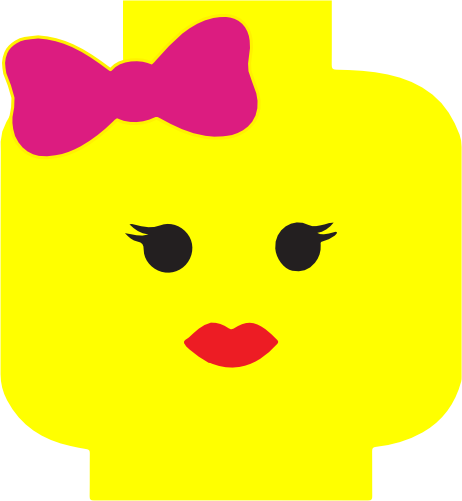 (404-02-1F) Lego Minifig Head Face