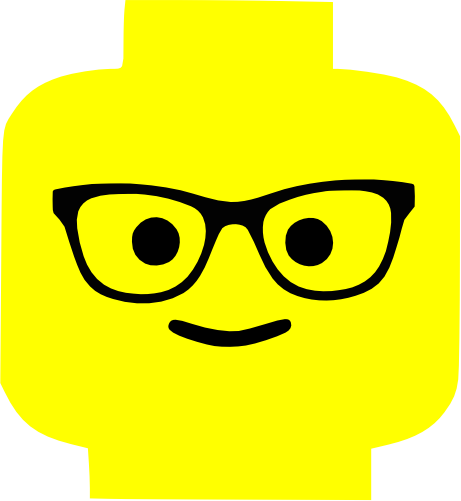 (s404-2-1O) Lego Minifig Head Face