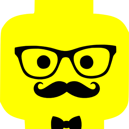 (404-02-1S) Lego Minifig Head Face