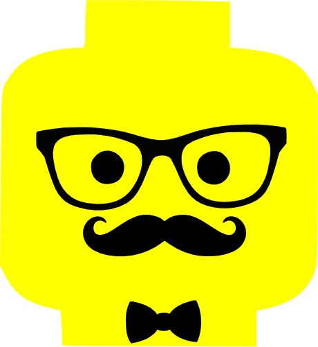(s404-2-1S) Lego Minifig Head Face