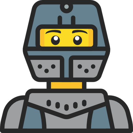 (404-03-1A) Lego Minifig Character Knight