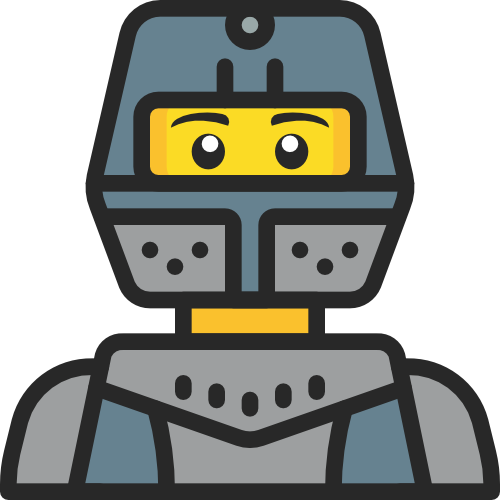 (404-03-1A) Lego Minifig Character Knight