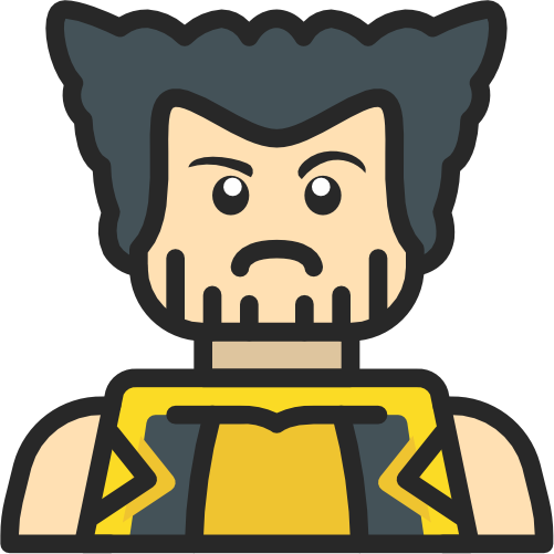 (404-03-1G) Wolverine Lego Minifig Character