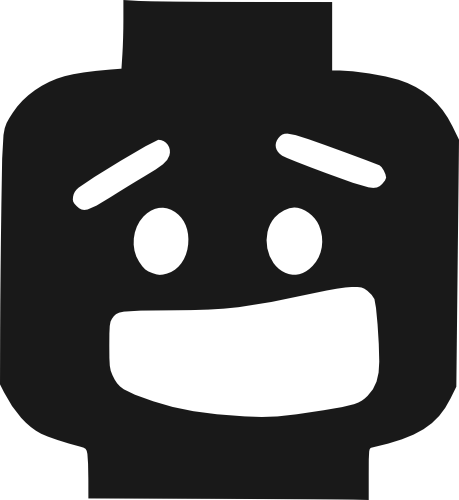 (s404-1-1C) Lego Minifig Head Face