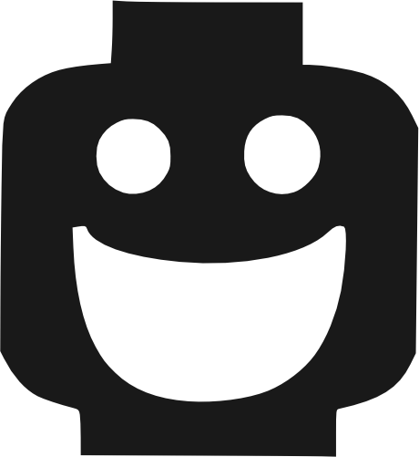 (s404-1-1D) Lego Minifig Head Face