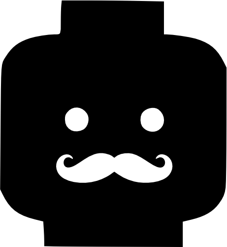 (404-01-1J) Lego Minifig Head Face